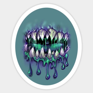 Sharkey The Ooze Mutant Sticker